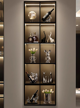 酒柜摆件红酒杯架简约客厅玄关电视J柜家居装饰品轻奢花瓶