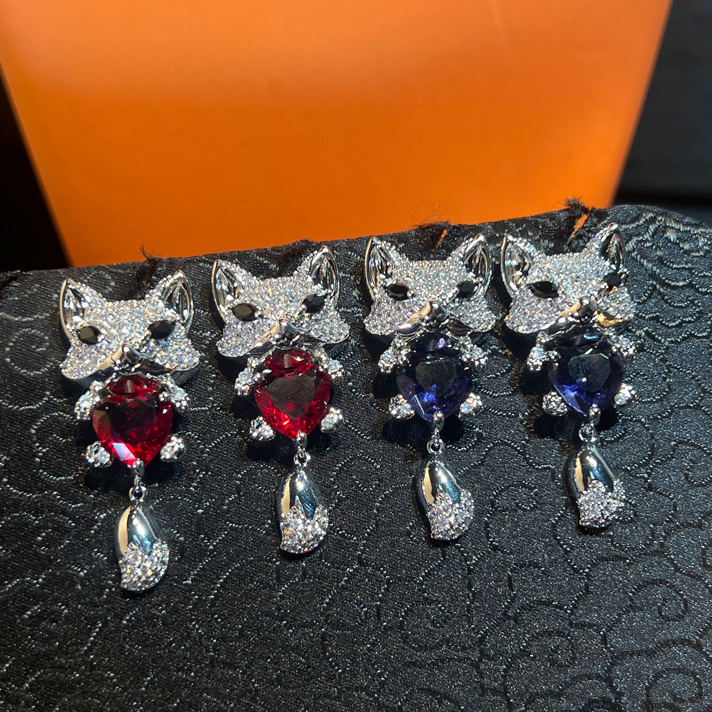 「原创定制」可爱微镶锆石猫咪水