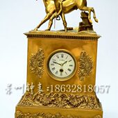 报上软装 金色 座钟台钟机械全铜马时 古典弦钟走上 点欧式 钟表