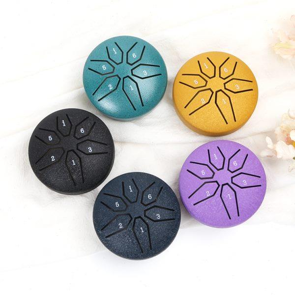 无聊就敲一敲~3寸迷你空灵鼓6音mini口袋小鼓乐器儿童学生礼物,乐器/吉他/钢琴/配件,空灵鼓,淘宝优惠券,粉丝福利购,淘宝优惠卷