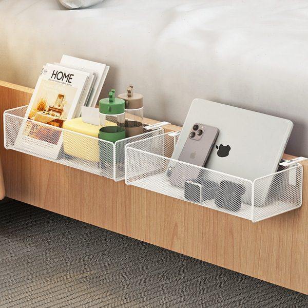 床头置物架床边床上挂篮架筐袋宿舍手机上铺好物空间利用卧室房间,收纳整理,化妆品收纳架,淘宝优惠券,粉丝福利购,淘宝优惠卷