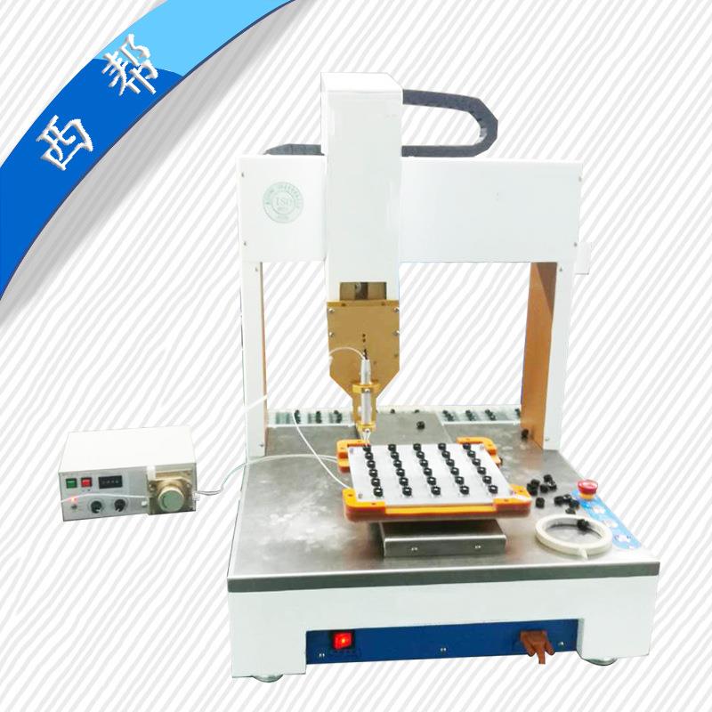 耳机点胶机常州厂家蓝牙耳机单工位三轴全自动滴胶机