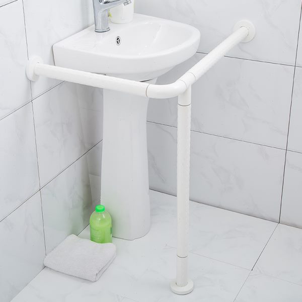 无障碍面盆夹墙角扶手栏杆老人残疾人公厕残卫立柱盆洗手柱盆把手