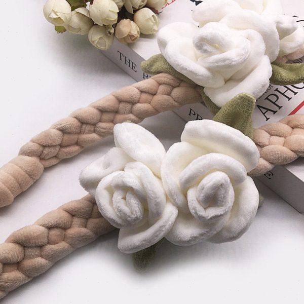 儿童房可爱卡通白色布偶花朵窗帘绑带装饰配件窗饰点缀小饰品束带,居家布艺,窗帘绑带,淘宝优惠券,粉丝福利购,淘宝优惠卷