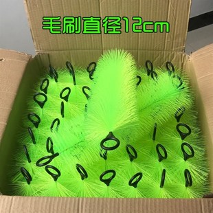 304不锈钢绿色优质鱼缸毛刷锦鲤鱼池过滤毛刷水族箱底滤材料十字