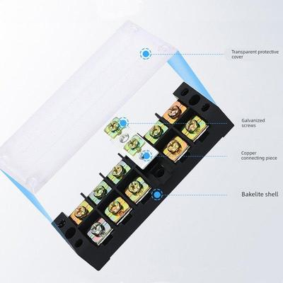 接线端子TB-1503接线柱铜件接线端子座0506081012位大电流接线器