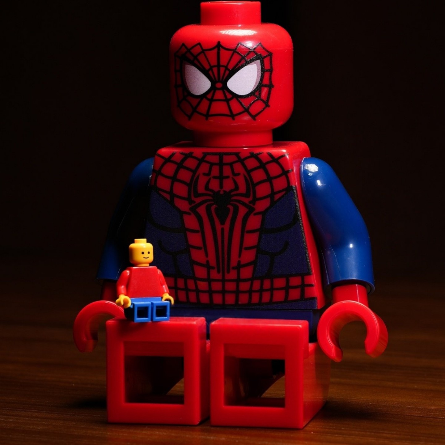 超大巨型蜘蛛侠漫威复仇者联盟第三方拼装积木人仔玩具公仔摆件