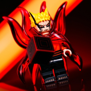 火影忍者重粒子漩涡鸣人九尾博人传雏田动漫乐高积木人仔玩具手办