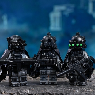 三角洲行动威龙特种兵使命召唤军事武器积木乐高人仔玩具手办模型