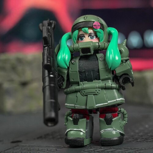 初音未来绿扎古机甲乐高人仔手办