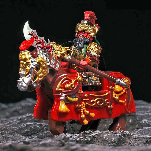 关羽张飞吕布赵云三国积木人仔