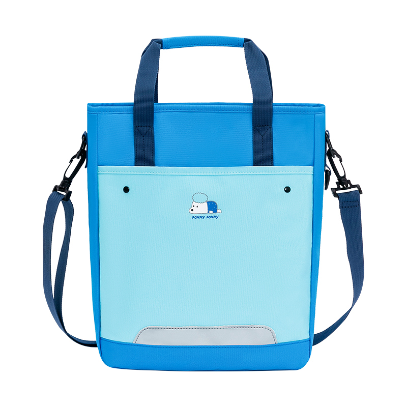 补习袋小学生可斜跨大容量美术帆布包文件袋儿童补课包手拎收纳袋