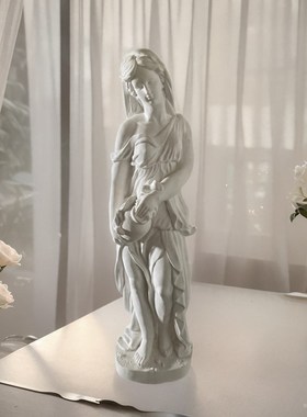 欧式复古人物摆件家具饰品客厅玄关橱窗创意桌面装饰品玻璃钢雕塑