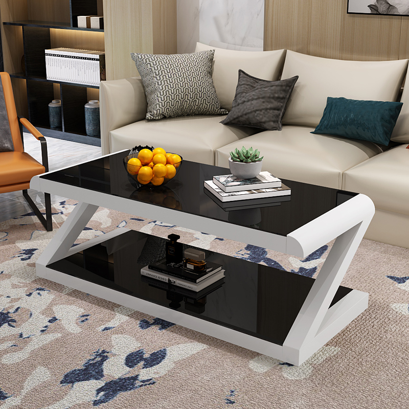 茶几电视柜现代小户型客厅茶几钢化玻璃经济卧室墙电视柜