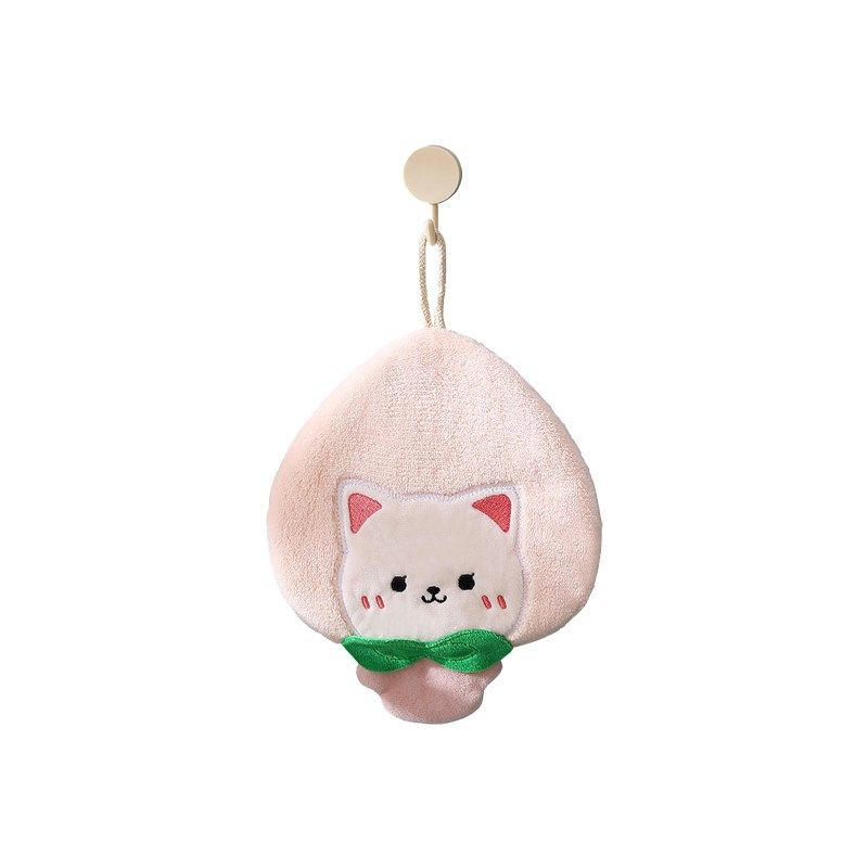 JOJO L. D.on.爱蜜桃兔挂式擦手巾儿童珊瑚绒  夕烽,家庭/个人清洁工具,厨房擦手巾,淘宝优惠券,粉丝福利购,淘宝优惠卷