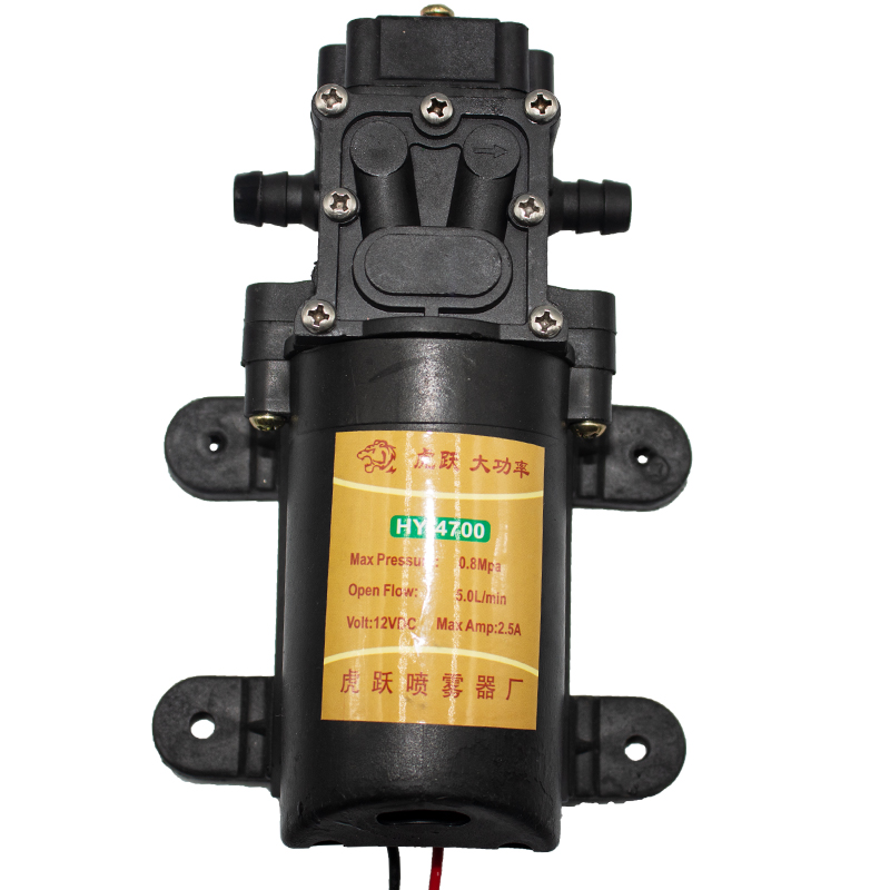 HY虎跃高压隔膜泵农用电动喷雾器抽水泵微型喷雾泵增压泵