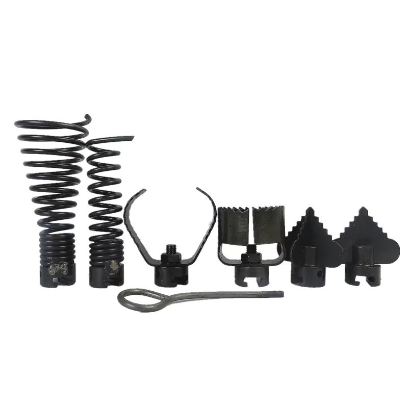 大型疏通机刀头钻具200型配件接30毫米弹簧室外主管道疏通下水道