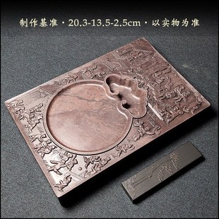 文房肇庆端砚砚台正宗书法初学天然赛歙砚宋坑百子图礼品砚