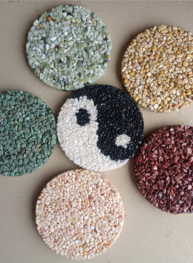 透水胶粘石样板家居摆件装饰鱼缸造景乌龟晒台