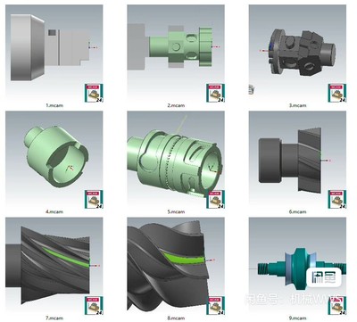 Mastercam2024车铣复合刀路图档16例