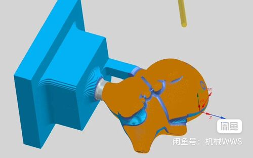 UG2312 工艺品 小奶龙3+2上机刀路
