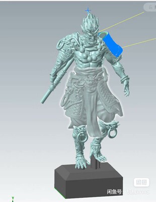 Mastercam2022黑神话悟空四轴刀路图档