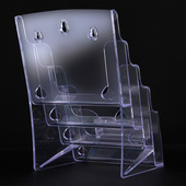 对折页挂壁多层资料宣传架 单页架 书报刊架 彩页架 四层展示架