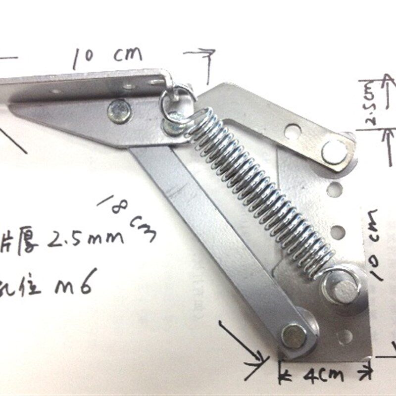橱柜门铰链合页 折叠 床箱合页上翻门铰链木工五金家具连接