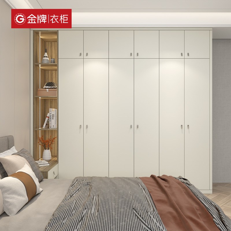 金牌家用卧室定制推拉门衣橱衣帽间全屋定制小户型家具柜子