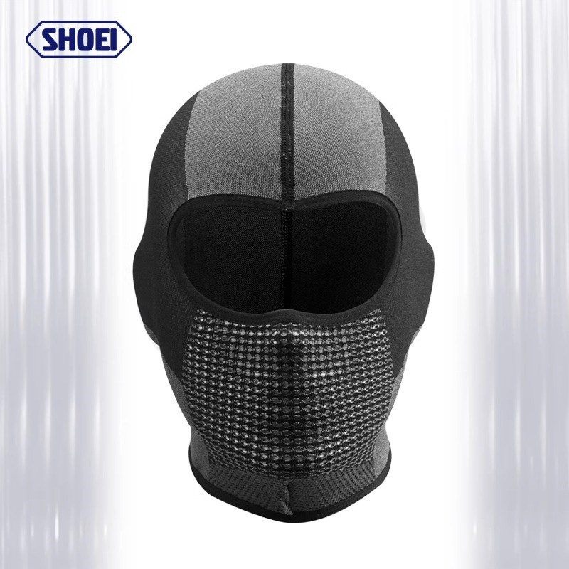 SHOEI 针织无痕头套摩托车骑行机车四季通用面罩长款男女冬季