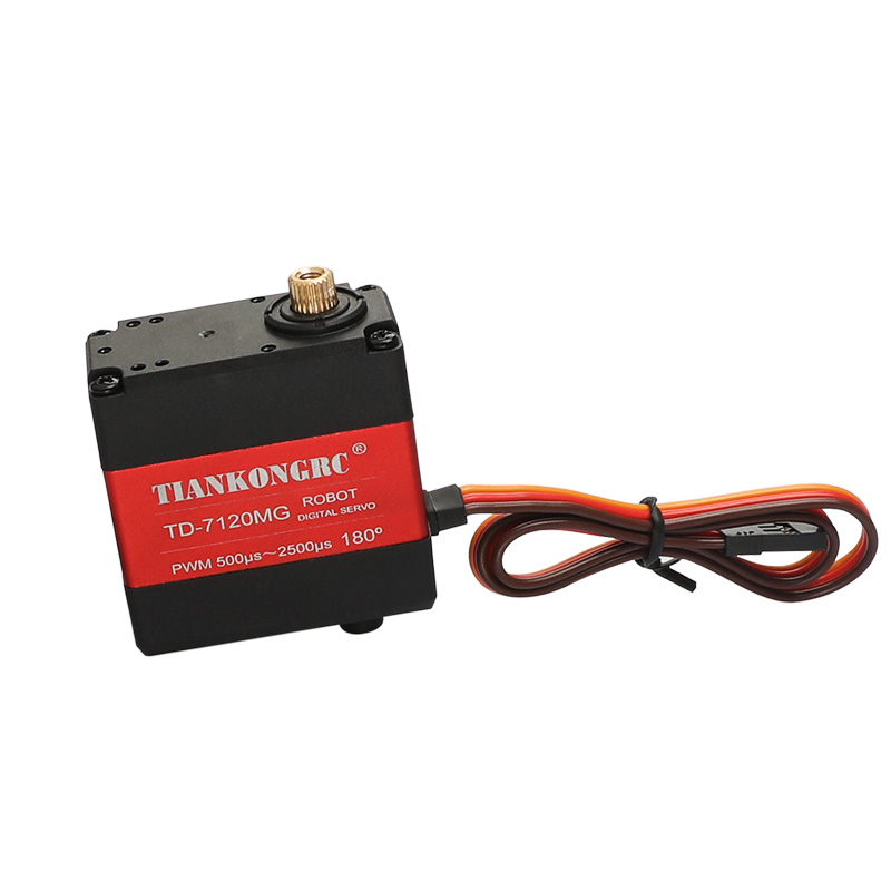 20KG 15kg金属齿轮数字数码微型舵机双轴大扭矩机械手臂金属外壳