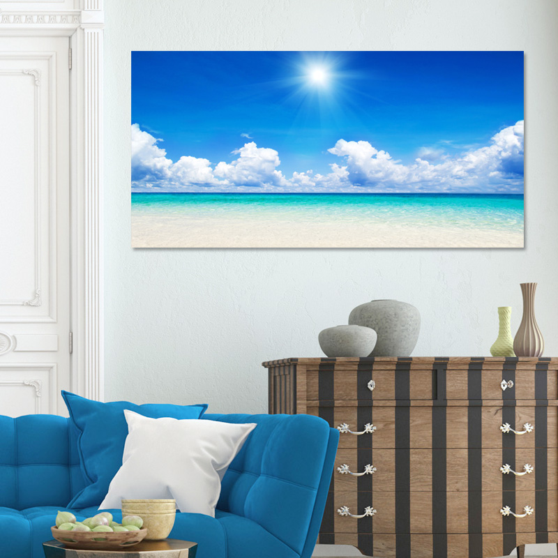 卧室床头装饰画浪漫温馨现代单幅横幅宾馆酒店房间挂画墙壁画