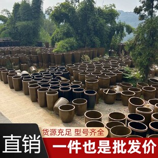 腌菜缸老式家用大水缸储水用酸菜缸腌肉缸酱缸土陶酿酒发酵缸米缸