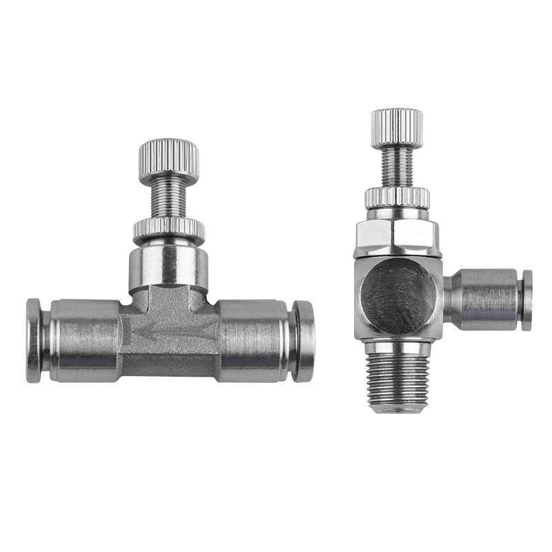 不锈钢30调速SL-01调节限流管道节流JSC8/-02气动快速接头