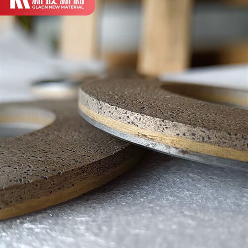 金刚石打磨片角用烧结青铜片玻璃岩板石材瓷砖磨边切割崩边