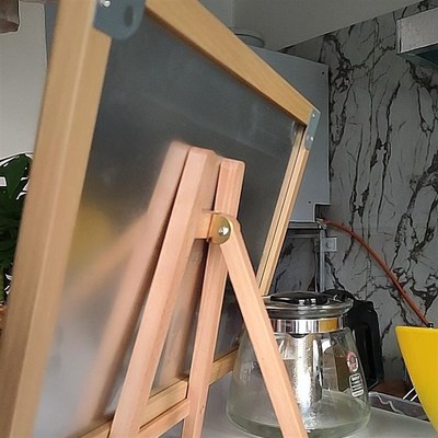 酷范儿桌面吧台菜单展示牌立式挂式木质手写小黑板家用冰箱贴展示