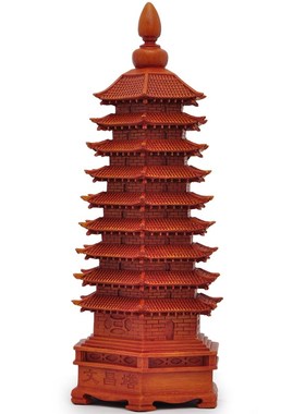 文昌塔九层9层书房办公室办公桌客厅电视柜装饰品工艺品