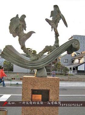 户外雕塑十二星座雕像广场景观大型艺术品铜雕专业定制玻璃钢仿铜