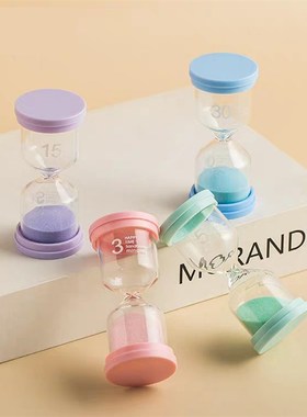 新品沙漏计时器儿童吃饭刷牙时间20分钟一小时学生开学礼物流沙瓶