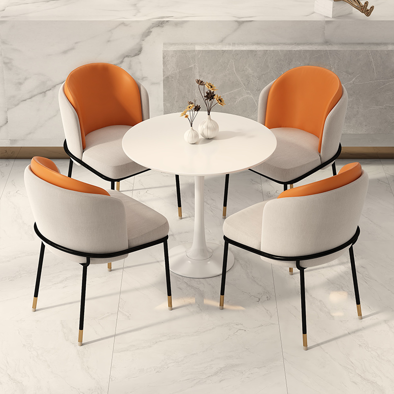 北欧洽谈桌椅组合服装店休息区会客接待阳台咖啡厅奶茶店小圆桌子