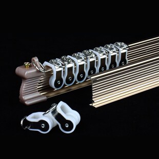 加厚铝合金弯轨窗帘轨道高强度高硬度新品轨道可弯曲窗帘滑槽配件