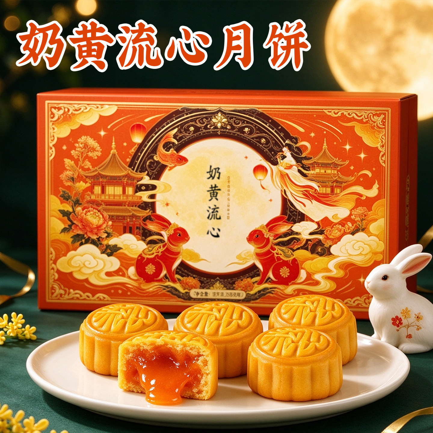 中秋2026新款礼盒节礼品糕点美食