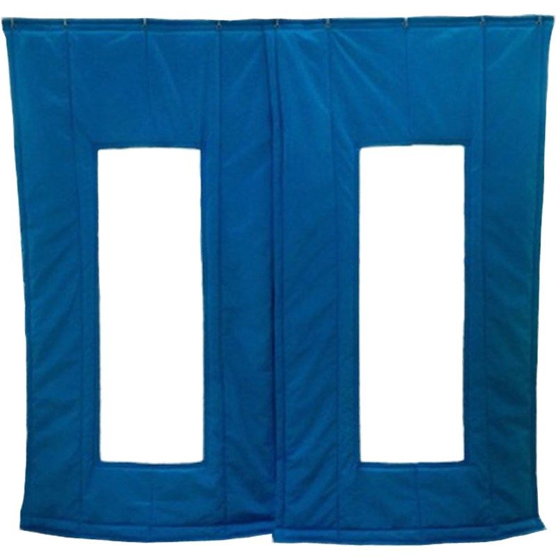 定制皮革棉门帘超市家用挡风防水门口隔音空调隔热浴室汗蒸帘新款