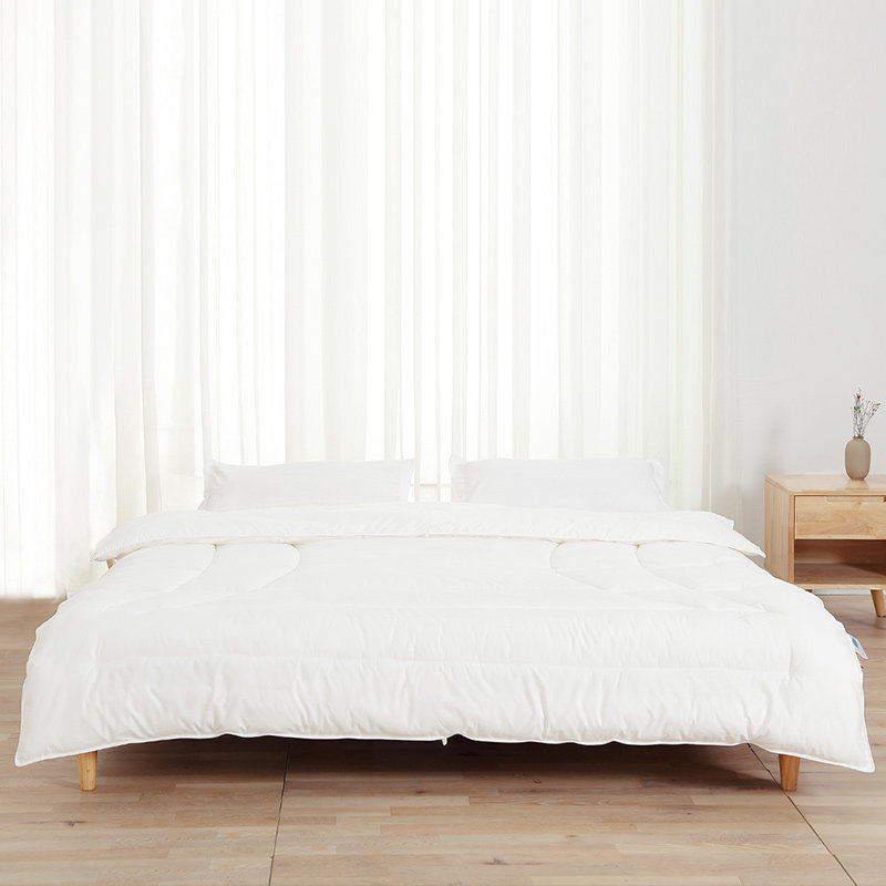 8H被子单双人透气保暖被新疆长绒棉冬季加厚被3D七孔纤维被芯D1