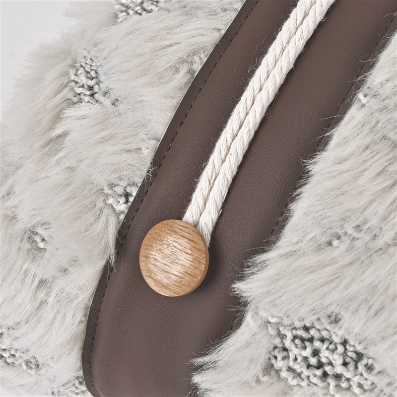 侘寂风轻奢高级感酒店样板间抱枕沙发客厅靠垫床头长方形腰枕套软