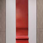 墙面装 饰轻奢铁艺风极简壁饰壁挂弯曲挂件金属立体抽象玄关挂饰