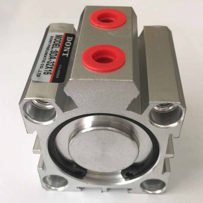 方形薄型气缸SDA50*5X15X20X25X30X35X40X45X50X75X100-S东特DONT