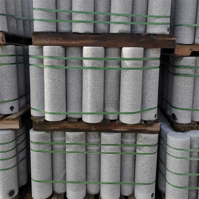 挡车石柱桩圆柱花岗岩石凳墩子防撞大理石阻车拦车挡路石头球路障