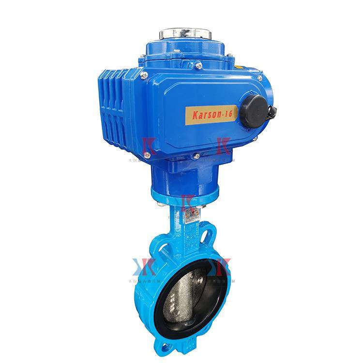 D971X-16Q球墨铸铁包胶衬胶软密封电动双位单对夹蝶阀DN6580200