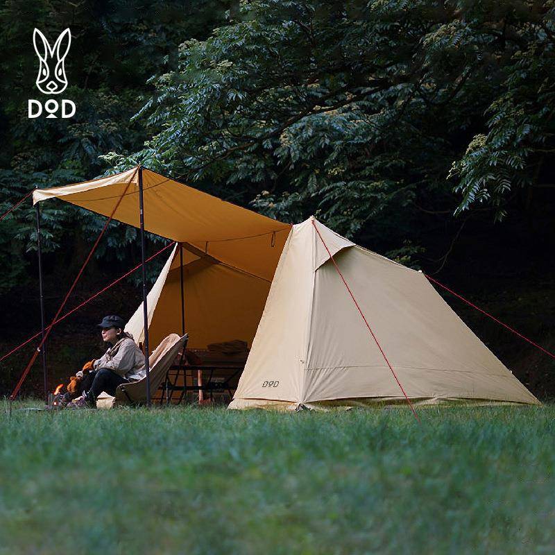 DOD帐篷户外折叠便携式折叠露营帐篷野外野餐野营防雨加厚TT2-734